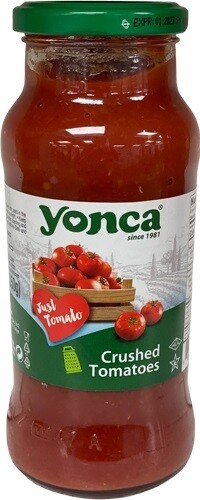 YONCA CRUSHED TOMATOES 350GR GLASS