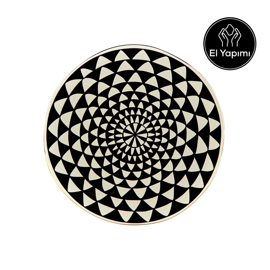 KARACA Black Gold Desert Plate - Tatli Tabagi