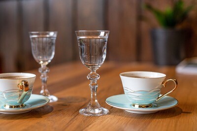 KARACA Krs 2 Pieces Turkish Coffee Glass - Kahve Yani Bardagi
