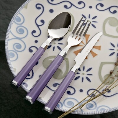 KARACA Freya Purple 18 Pieces Cutlery Set Set