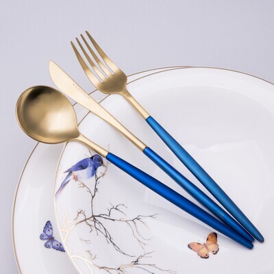 KARACA Cutlery Set 60 Pieces New Lydia Blue