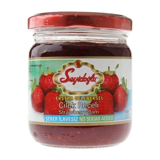 Seyidoglu Diabetic Strawberry Jam Preserve (Diabetik Cilek Receli) 240g