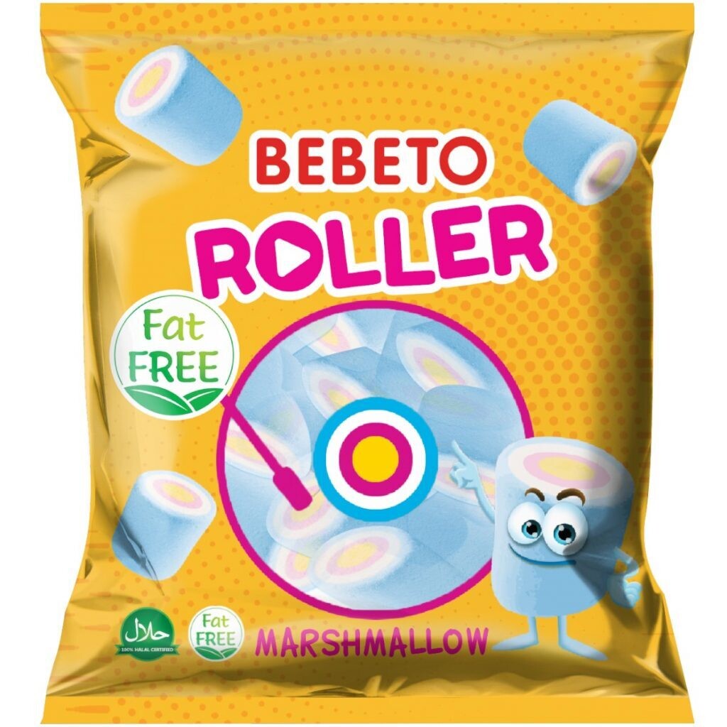 Bebeto Kervan American Halal Marshmallow Roller 275gr