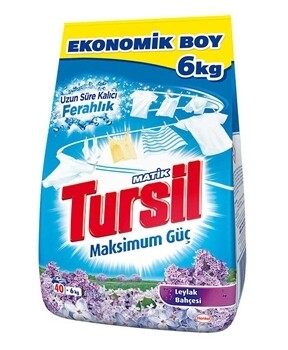 Tursil Matik Powder Laundry Detergent Leylak Bahcesi 6kg