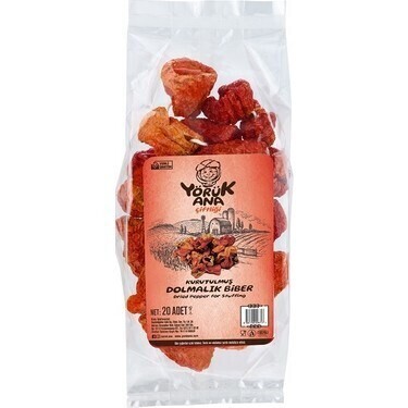 Yoruk Ana Dried Pepper for Stuffing - Product of Turkey