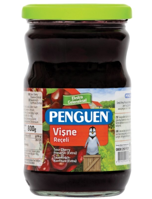 PENGUEN Sour Cherry Preserve 800g Glass