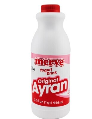 MERVE YOGURT DRINK - AYRAN - REGULAR 32OZ  1 pcs
