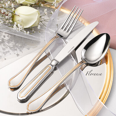 HISAR Floransa Cutlery Set 89P Gold HISAR Floransa Cutlery Set 89P Gold