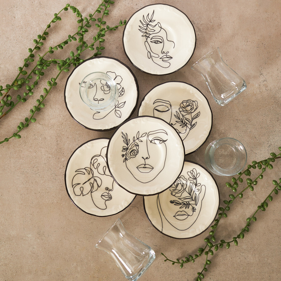 KARACA Face Tea Set 12pcs