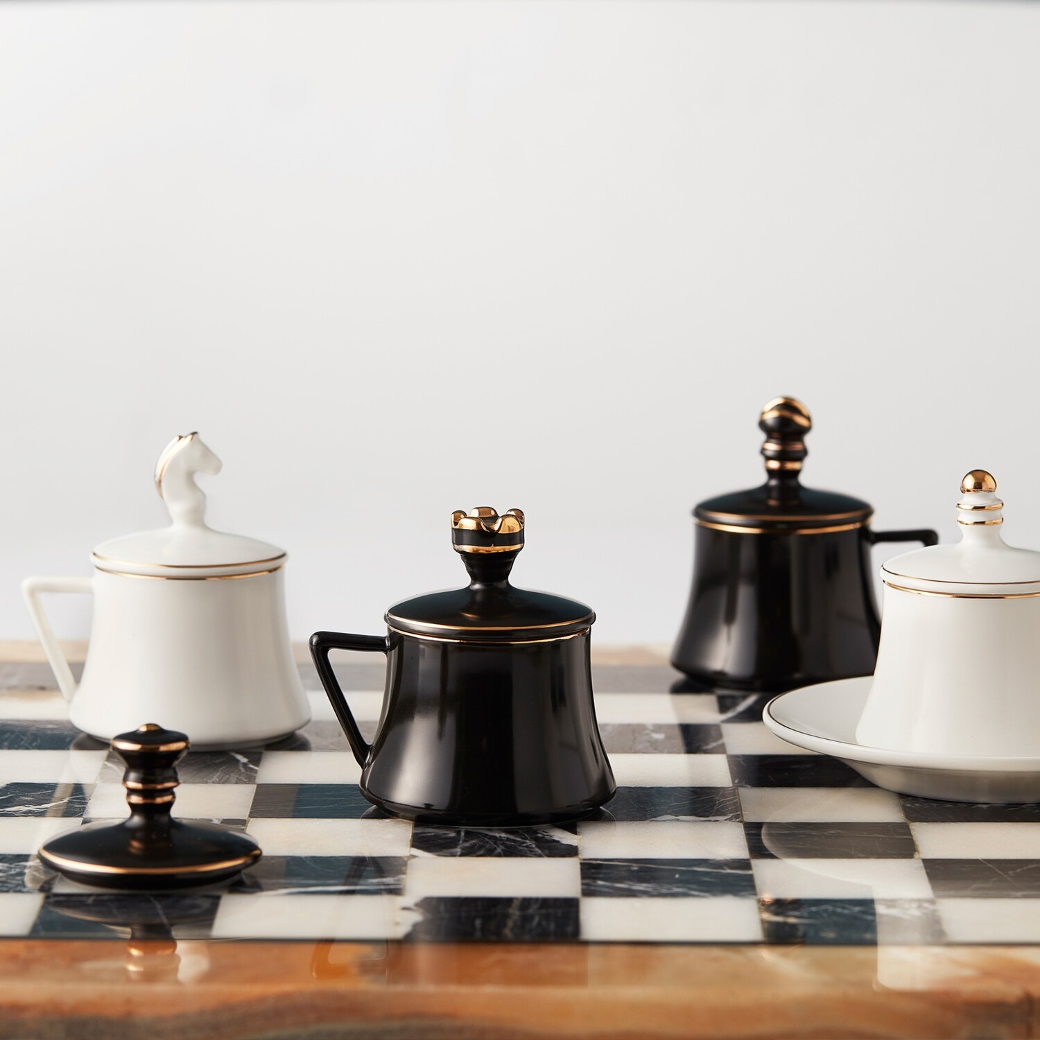 KARACA Satranc Coffee Cup For 6 Persons