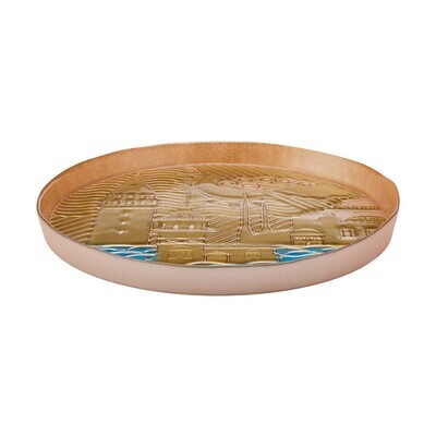 ISTANBUL TRAY 33CM GOLD