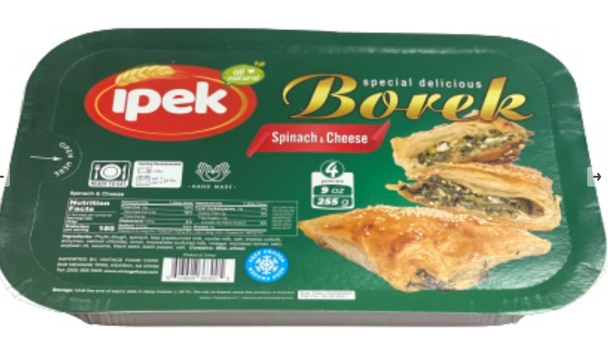 IPEK BOREK SPINACH & CHEESE 255GR
 (Frozen)