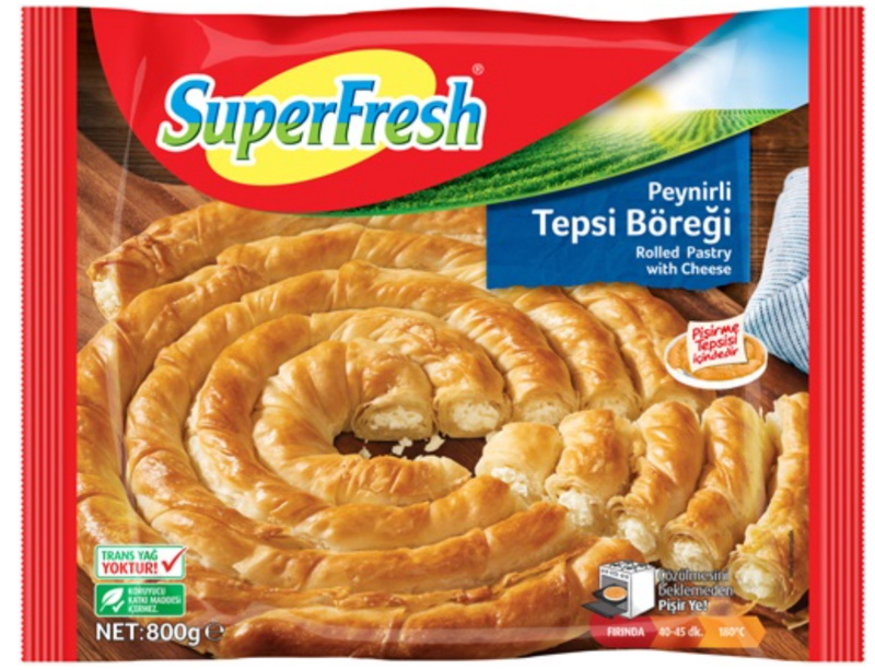 SUPERFRESH Roll Borek with Cheese 800g (Frozen)