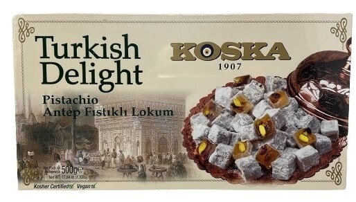 Koska Turkish Delight W Pistachio 500g