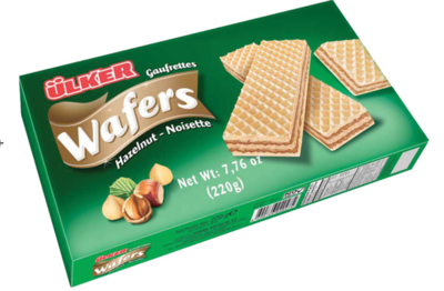 ULKER Deluxe Hazelnut Wafers 220g