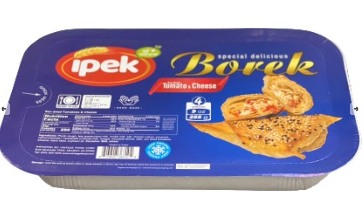 IPEK Borek Sun Dried Tomato & Cheese 255Gr (Frozen)