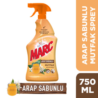 Marc Kitchen Degreaser Spray-  Sivi Arap Sabunlu mutfak spreyi
