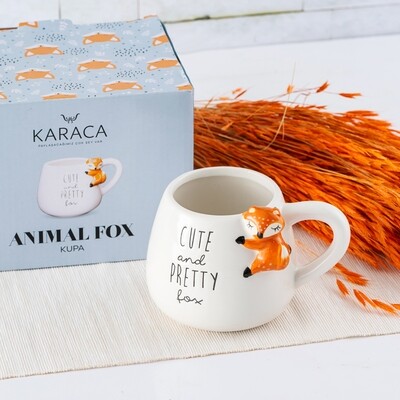 KARACA Animal Fox Mug