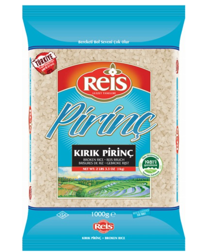 REIS BROKEN RICE 1KG
 (1000g) Kirik Pirinc