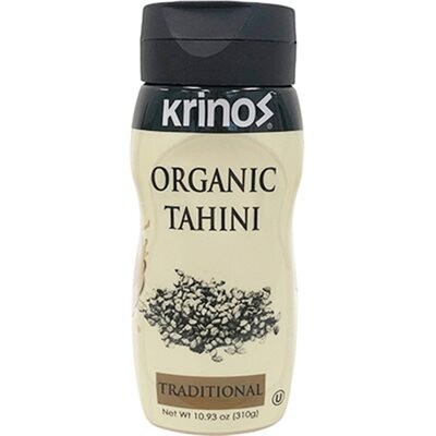 KRINOS Organic Traditional Tahini 310g Squeeze Bottle