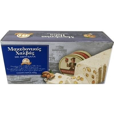 Haitoglou Macedonian Halva With Almonds 400g Box