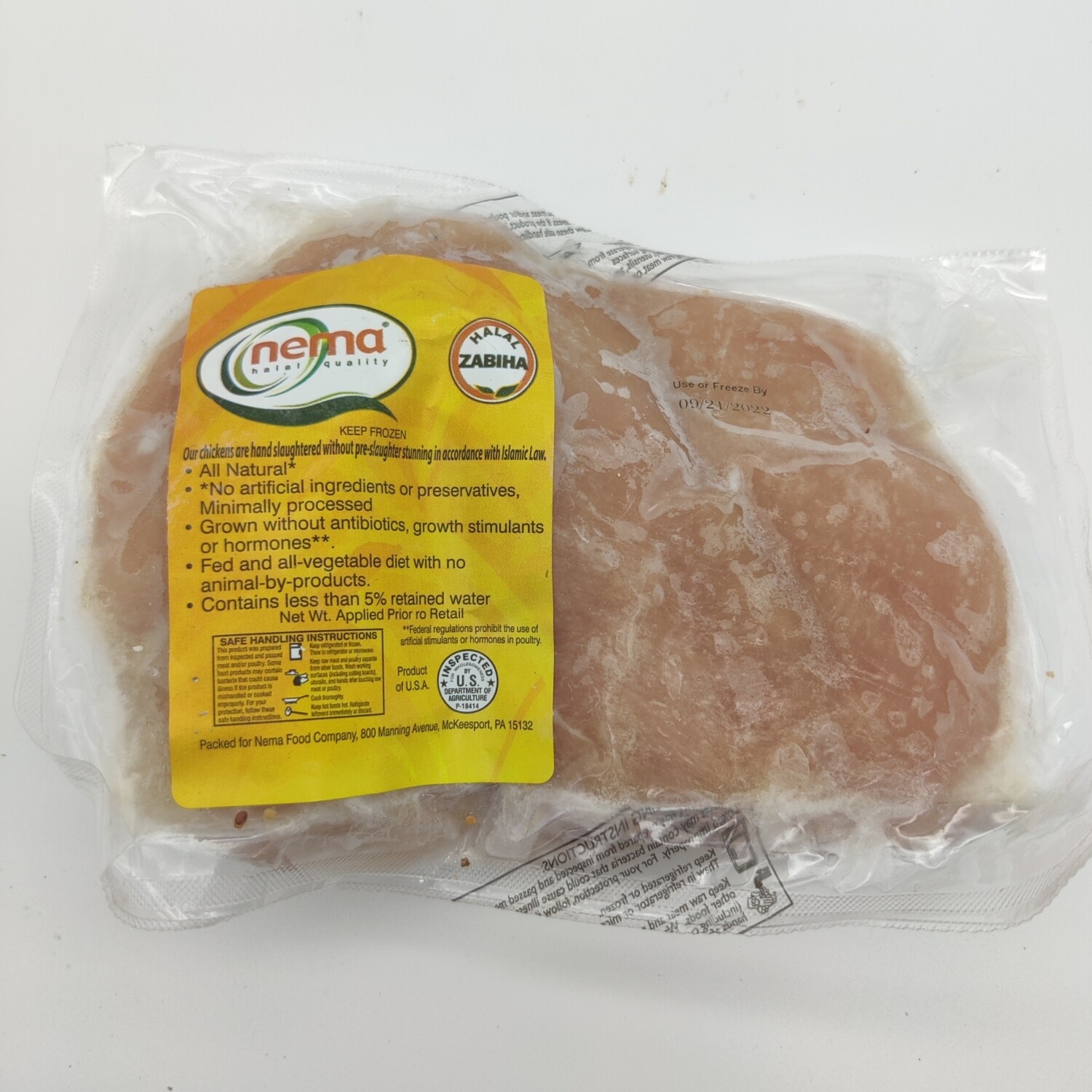NEMA Halal Chicken Breast ~1lb