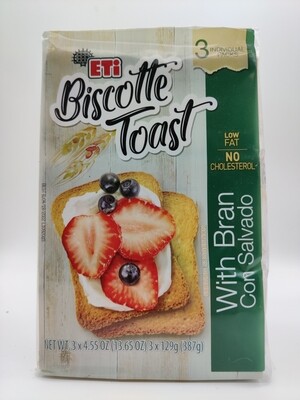 ETI Biscotte Toast Wheat 3pcs 387g