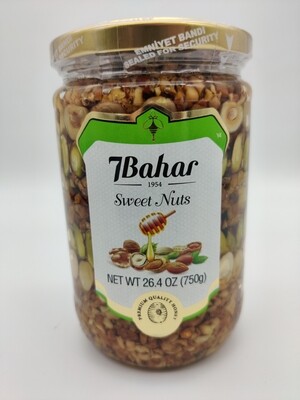 7BAHAR BALLI CEREZ - SWEET HONEY NUTS 750 GR ( 26.45 OZ )