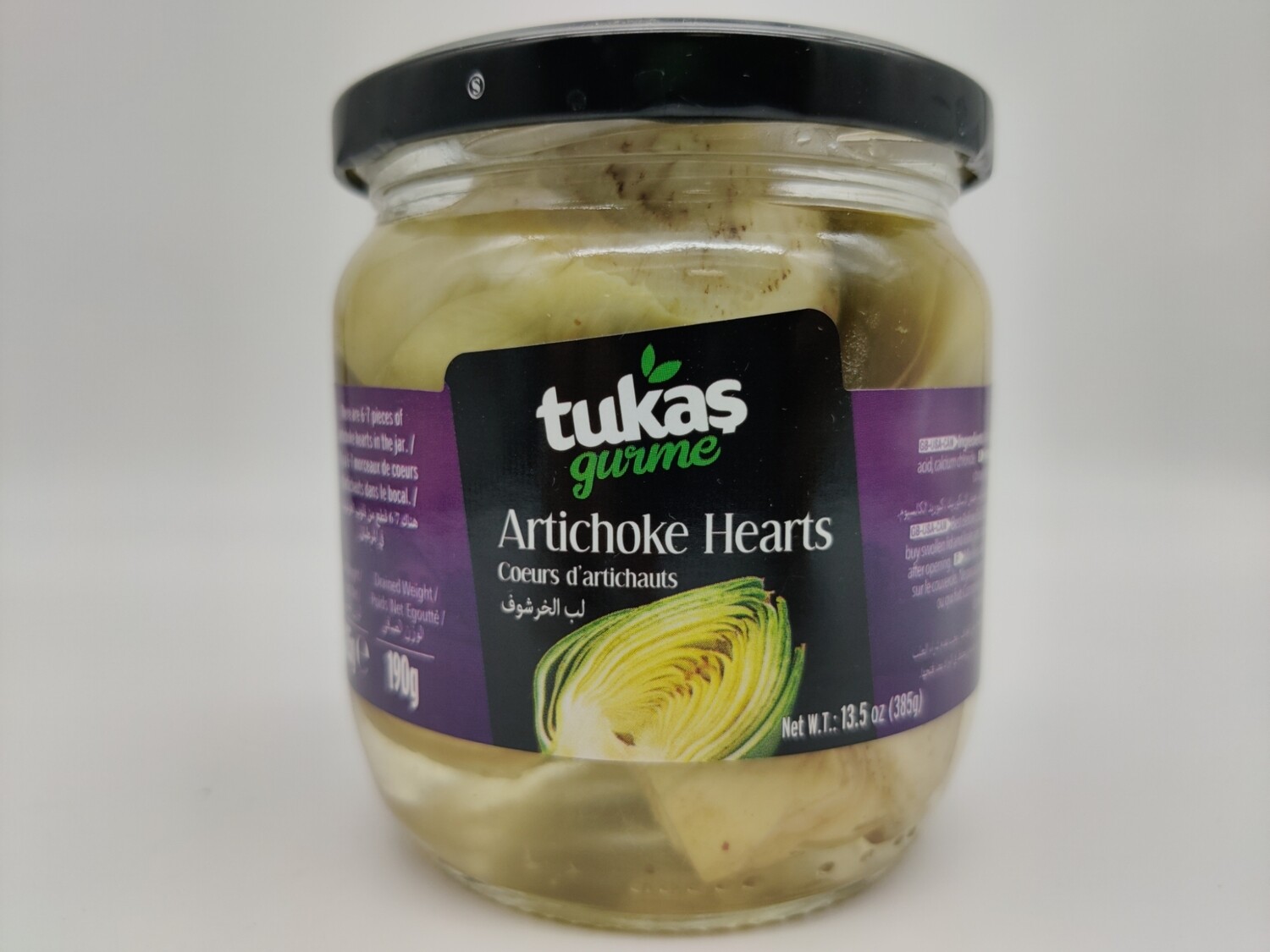 Tukas Artichoke Hearts 385g