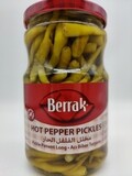 BERRAK Hot Pepper Pickles 650g 720mL Glass Kil Biber