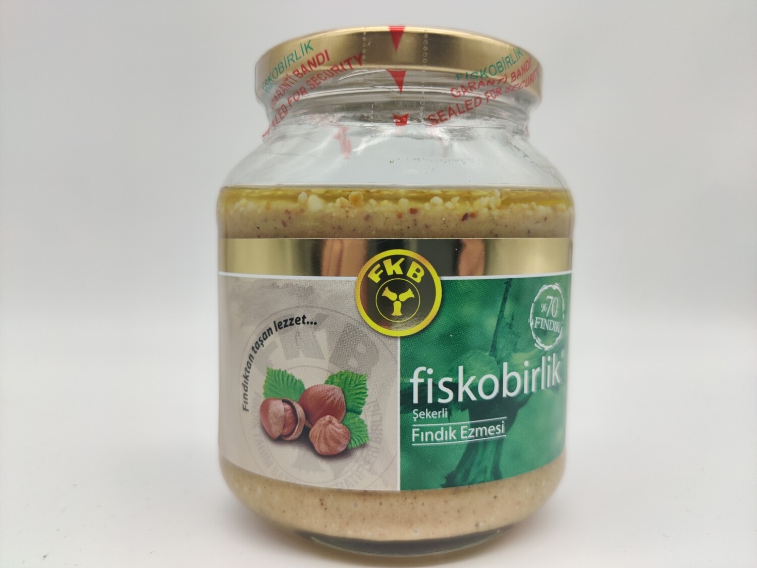 Turkish Hazelnuts Paste With Sugar - 300 Grs By Fiskobirlik