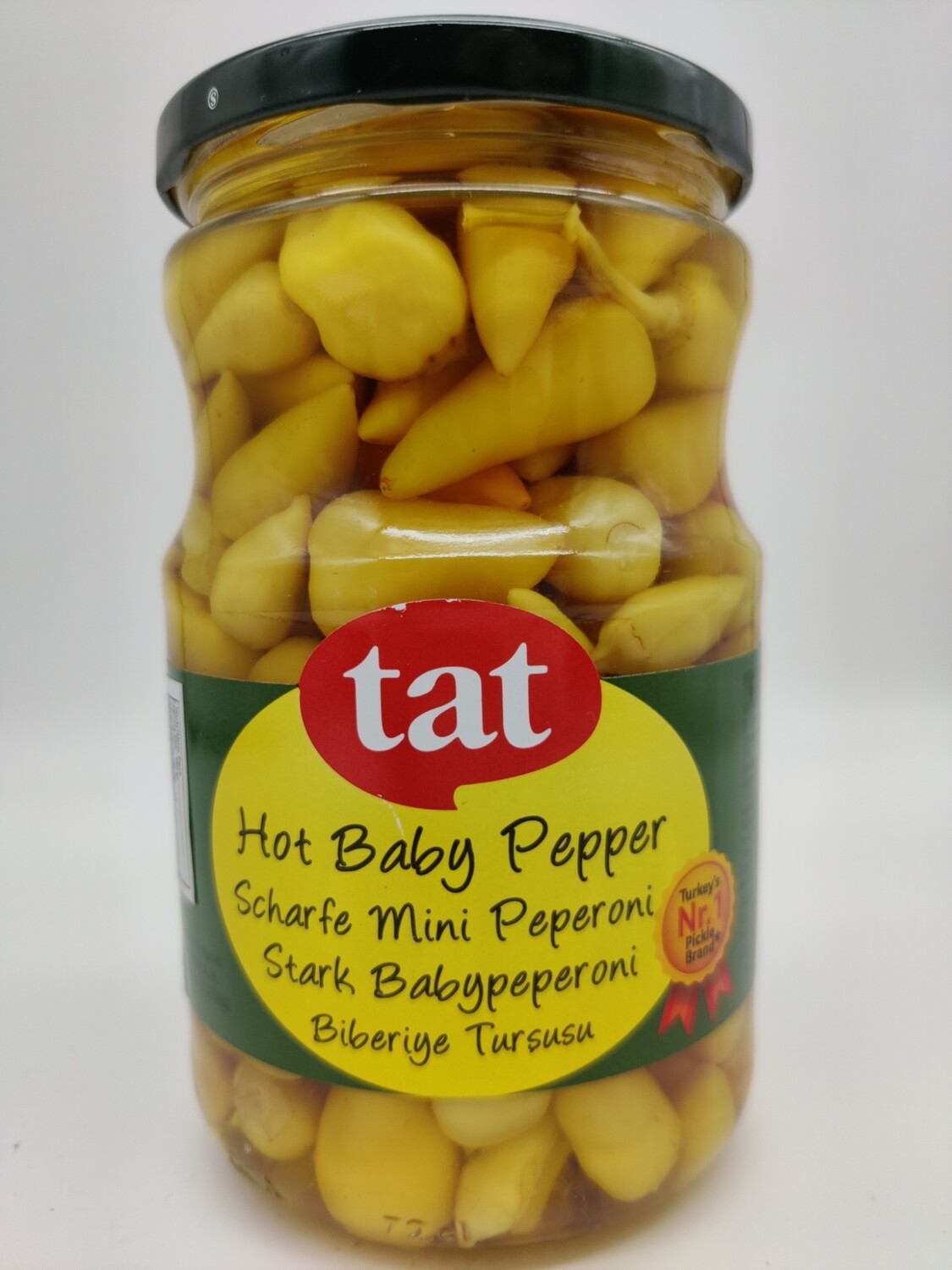 TAT Hot Pickled Baby Pepper Biberiye Tursusu Isot 720cc