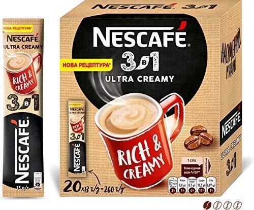 Nescafe 3 In 1 Milky Creamy (Latte) 4pcs