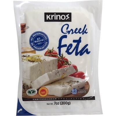 KRINOS Feta Cheese
200g vac pack
