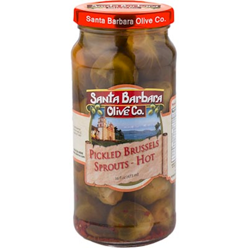 Santa Barbara Sb Brussel Sprouts (Hot) 16oz Jars