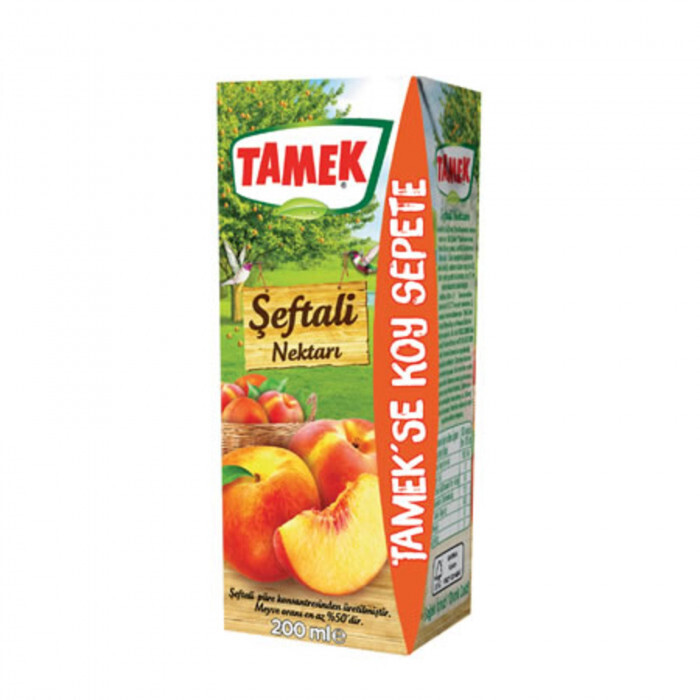 TAMEK Peach Juice 200mL TP Seftali Nectar