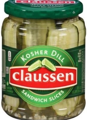 Claussen Kosher Dill Sandwich Slices 20 Oz
