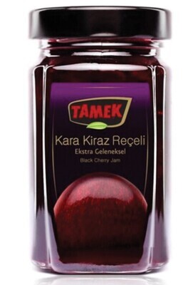 TAMEK Black Cherry Jam 380g Glass Kara Kiraz Receli