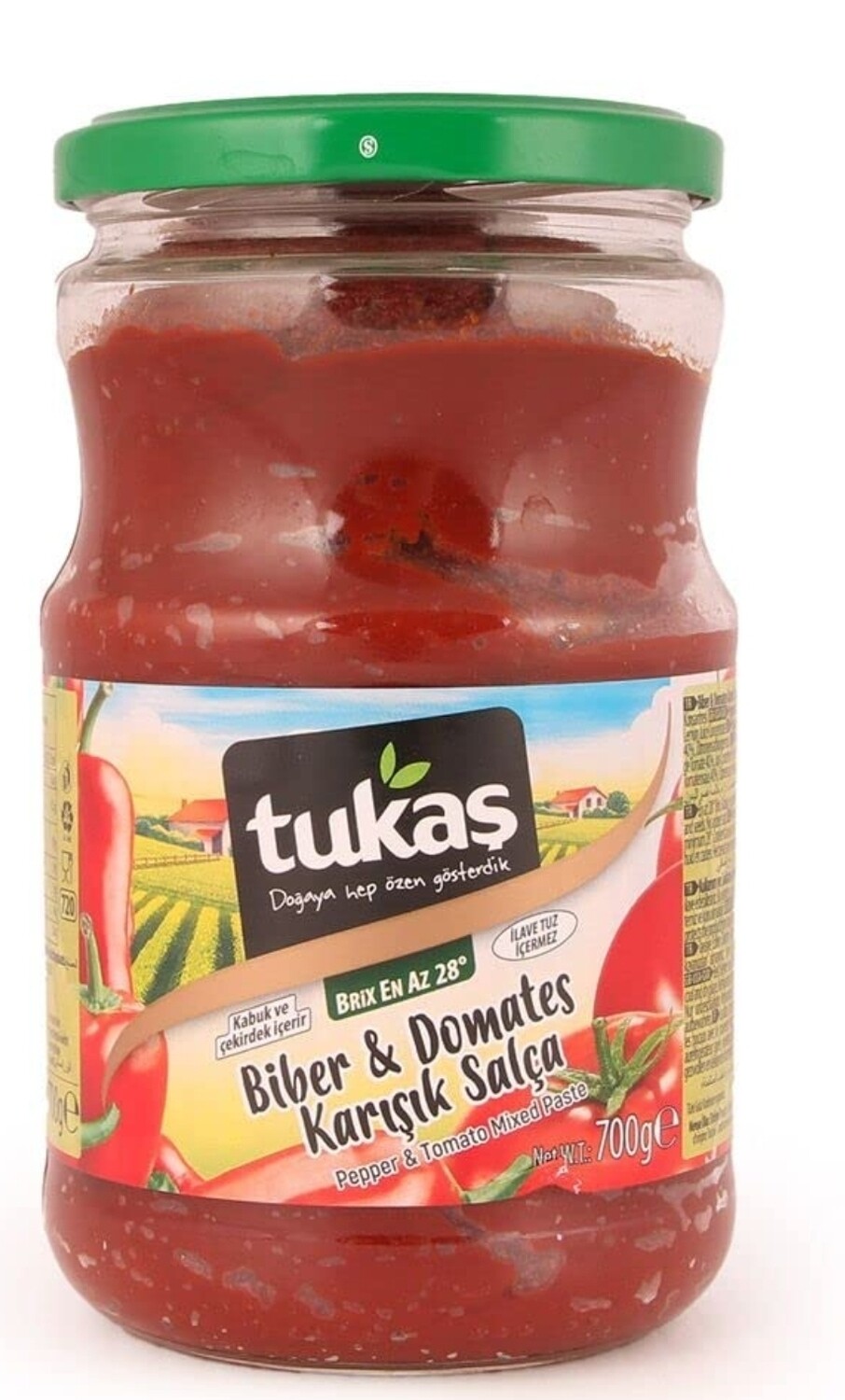 Tukas Pepper &amp; Tomato Mixed Tomato Paste - 1.5lb