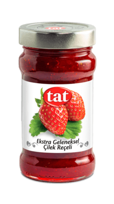TAT Extra Traditional Strawberry Jam - Geleneksel Cilek Receli 380g