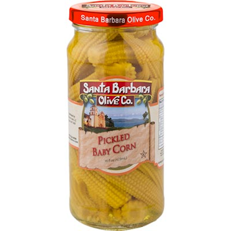 Santa Barbara Sb Pickled Baby Corn 16 Oz Jars