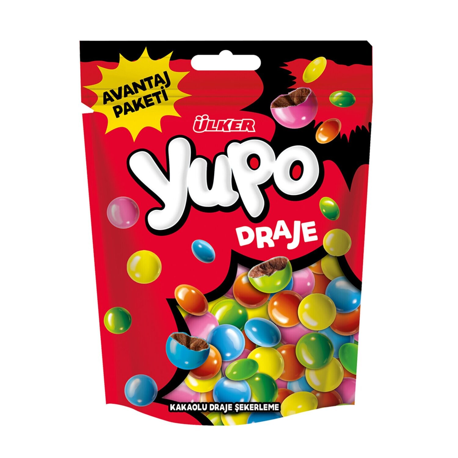 ULKER Yupo Dragee Doypack Chocolate 111Gr