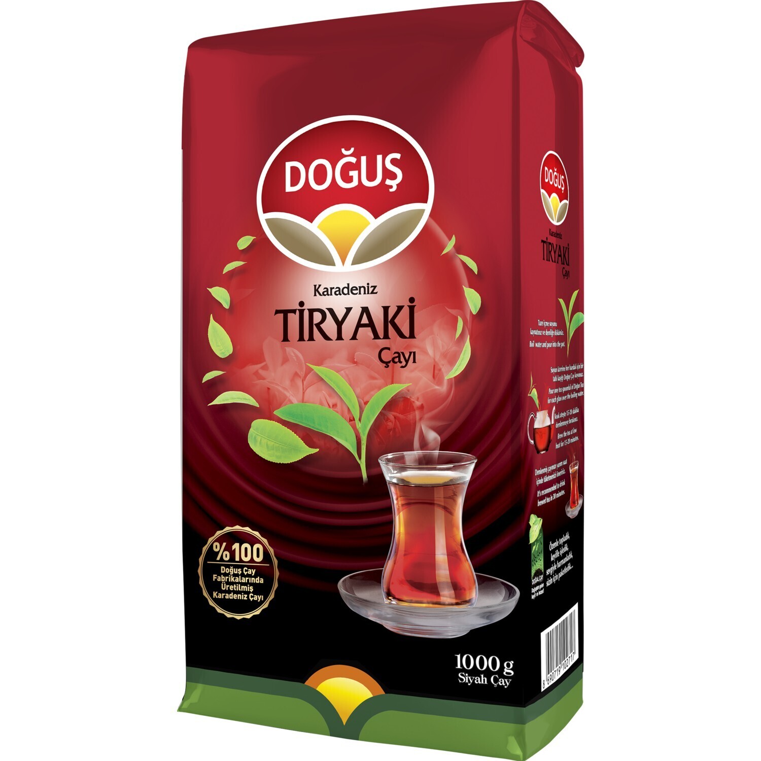 Dogus Leaf Karadeniz Tiryaki Tea 1000Gr