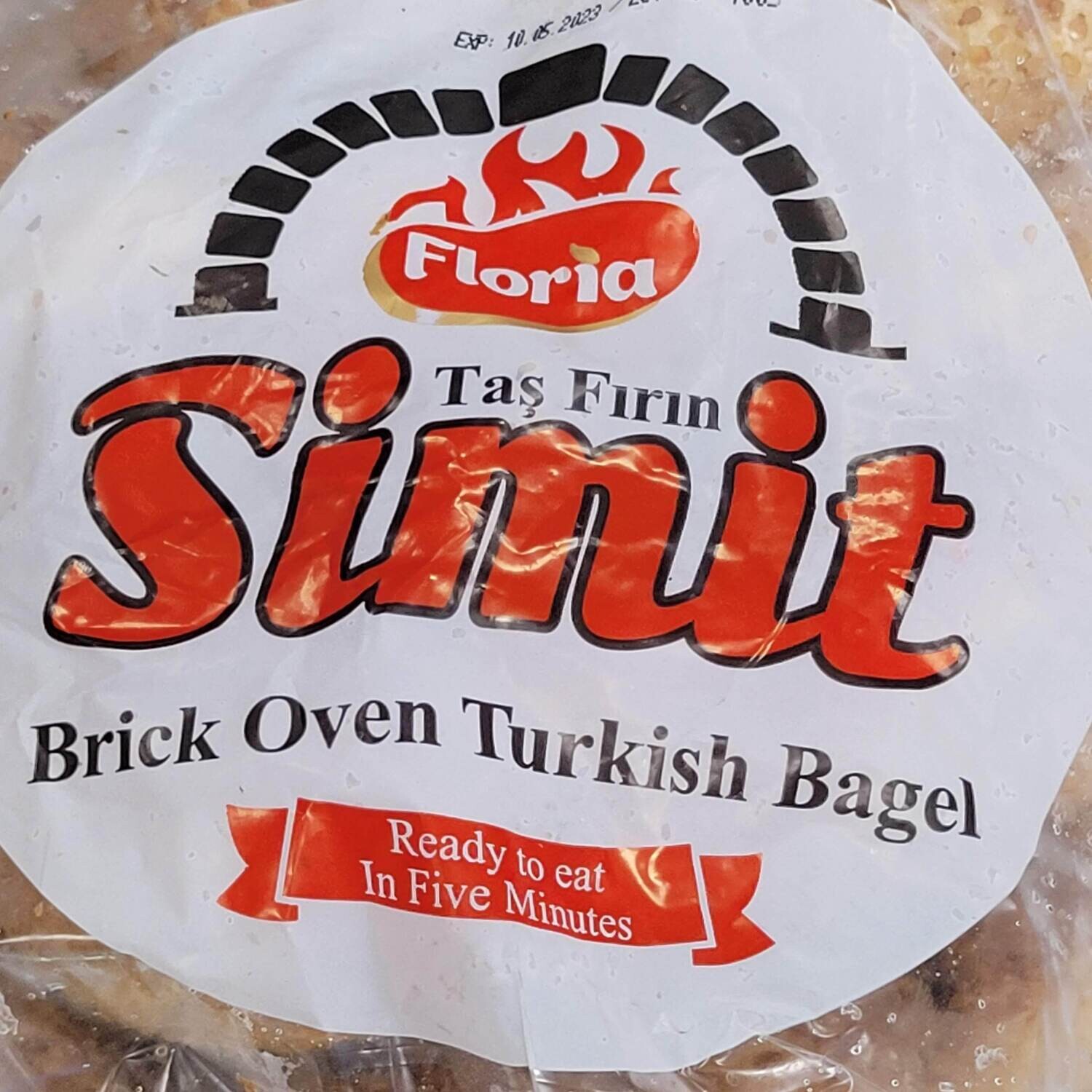Simit - Stone Baked Tas Firin  (Turkish Bagel) 4 PCS by Floria