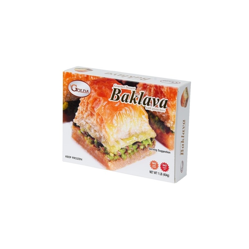 Golda Baklava With Pistachio 1lb