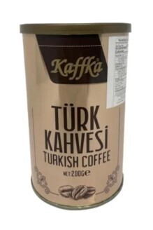 KAFFKA TURKISH COFFEE CAN 200 gr Traditional Turkish Coffee by Şekeroğlu 