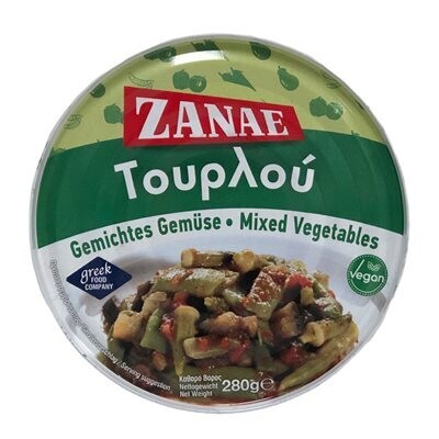 Zanae Mixed Vegetables 280g Tin