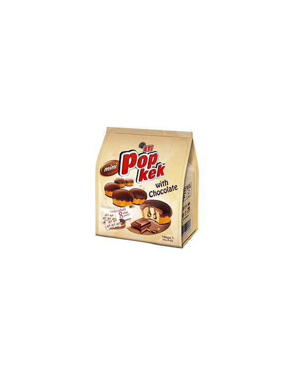 ETI Mini Cake Cocoa Coated Cake With Chocolate Sauce (Pop Kek)