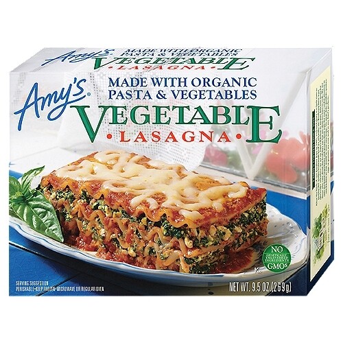 Amy's Vegetable Lasagna, 9.5oz