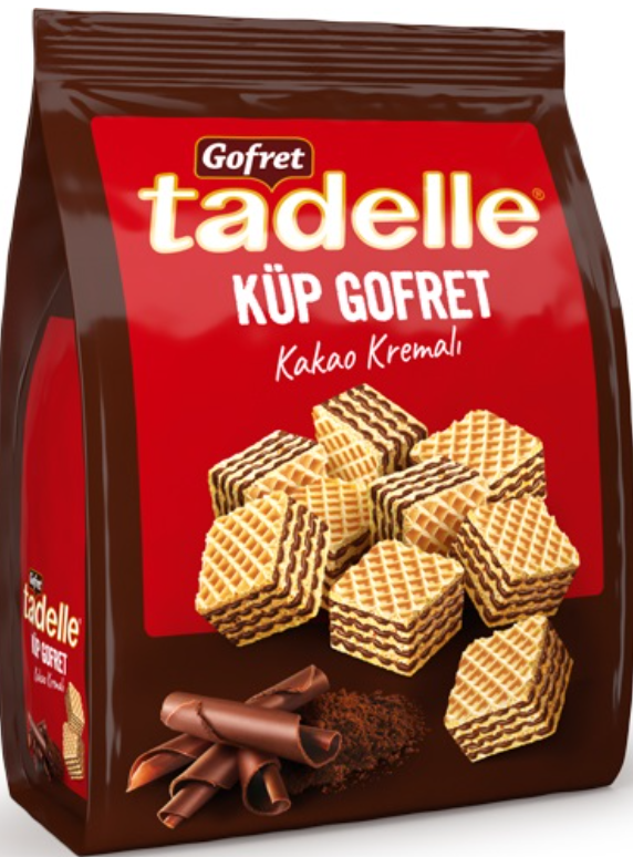 TADELLE CUBE WAFER COCOA 200GR